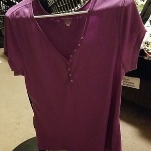 Purple shirt from Old Navy